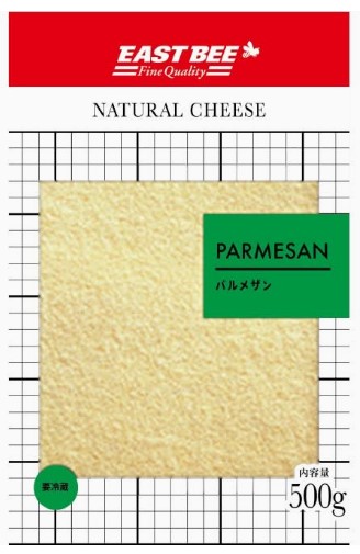 EASTBEE ナチュラルチーズ パルメザン 500g×1個 冷蔵 とろける ピザ パスタ リゾット サラダ ワイン 粉チーズ