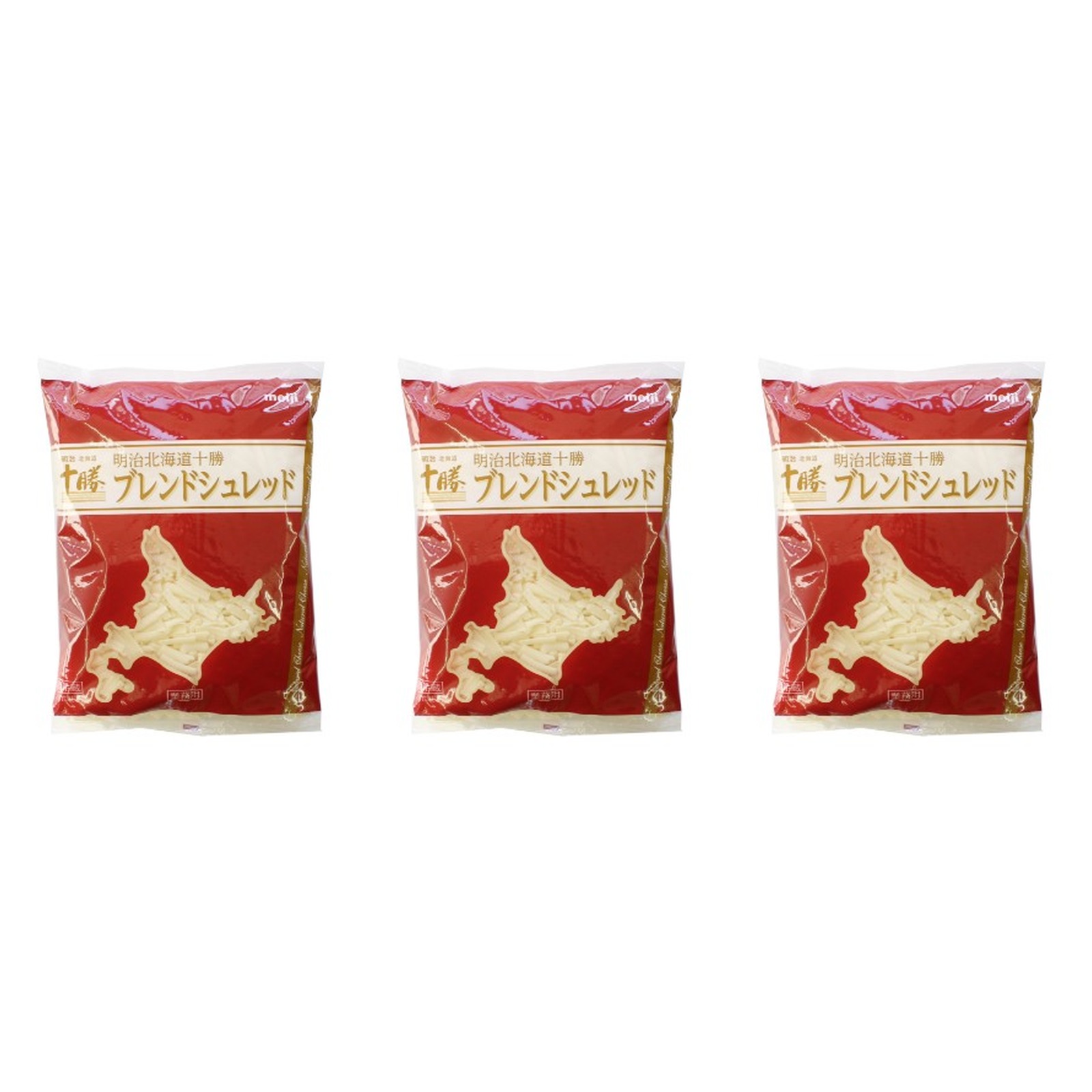 明治 十勝ブレンドシュレッド 業務用 1kg×3個 冷蔵  ピザ パスタ リゾット サラダ 料理 業務用