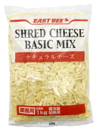 EASTBEE シュレッ チーズ ベーシックミックス 業務用 1kg×1個 冷蔵  ピザ パスタ リゾット サラダ 料理 業務用