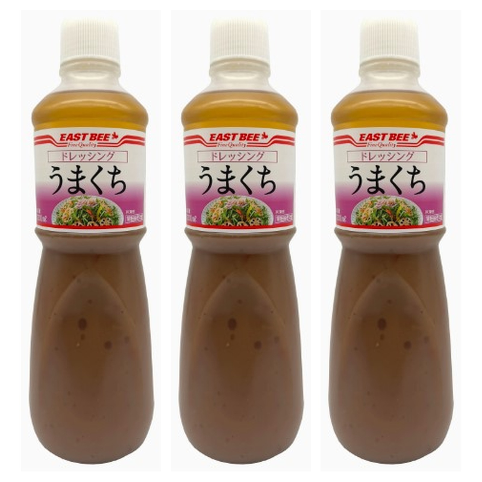 EASTBEE ドレッシングうまくち 1L×3個 サラダ 前菜 濃厚 簡単調理 大容量