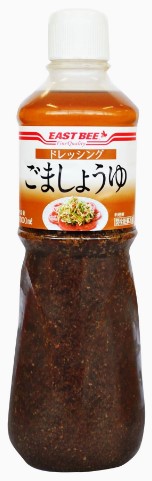 EASTBEEドレッシング ごましょうゆ 1L×1個 サラダ 胡麻 前菜 すっきり ノンオイル 大容量