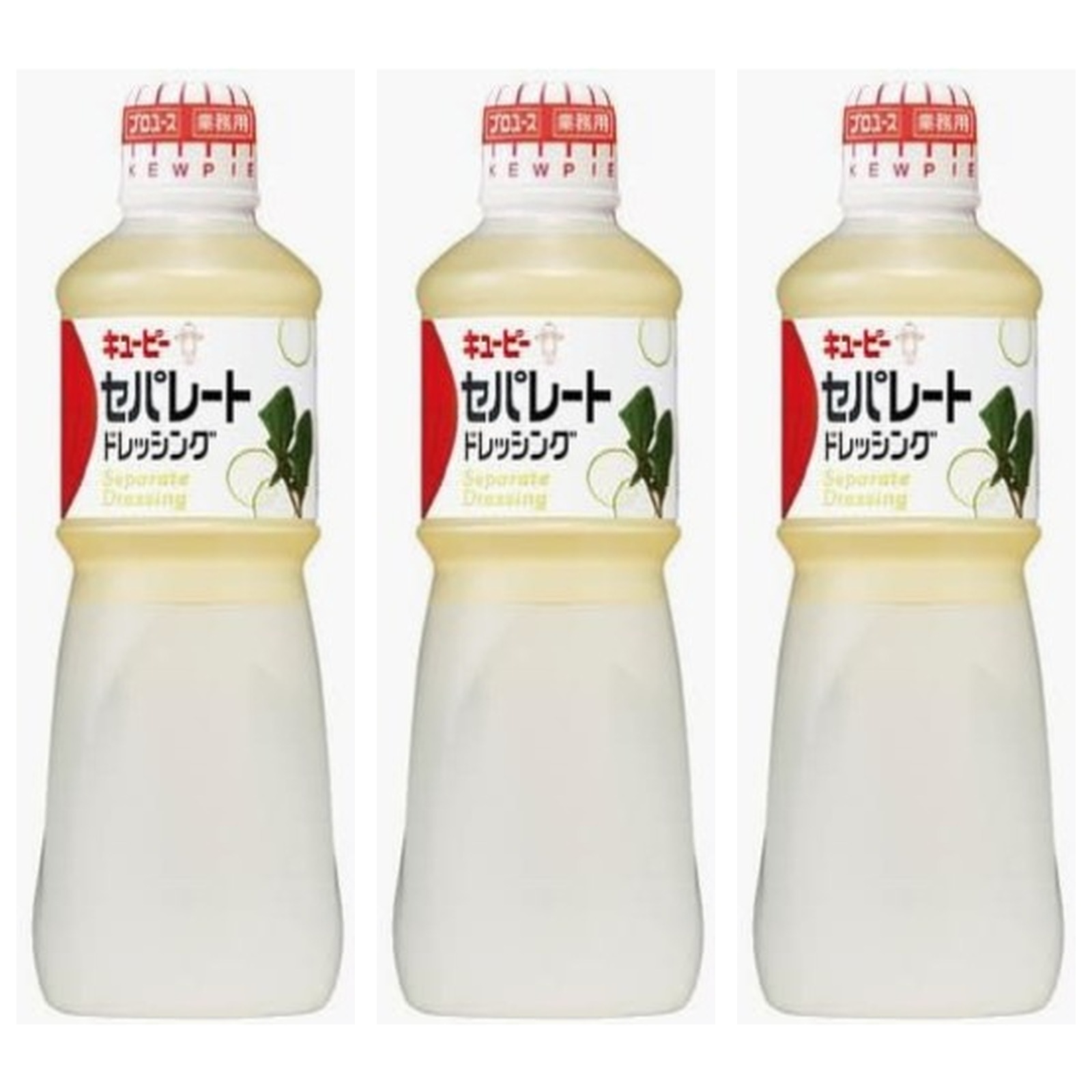 キューピー ドレッシング セパレート 1L×3個 サラダ 濃厚 簡単調理 大容量