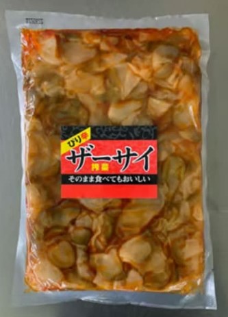 ダイマツ ぴり辛ザーサイ 500g×1個 漬物 ピリ辛 搾菜 大量