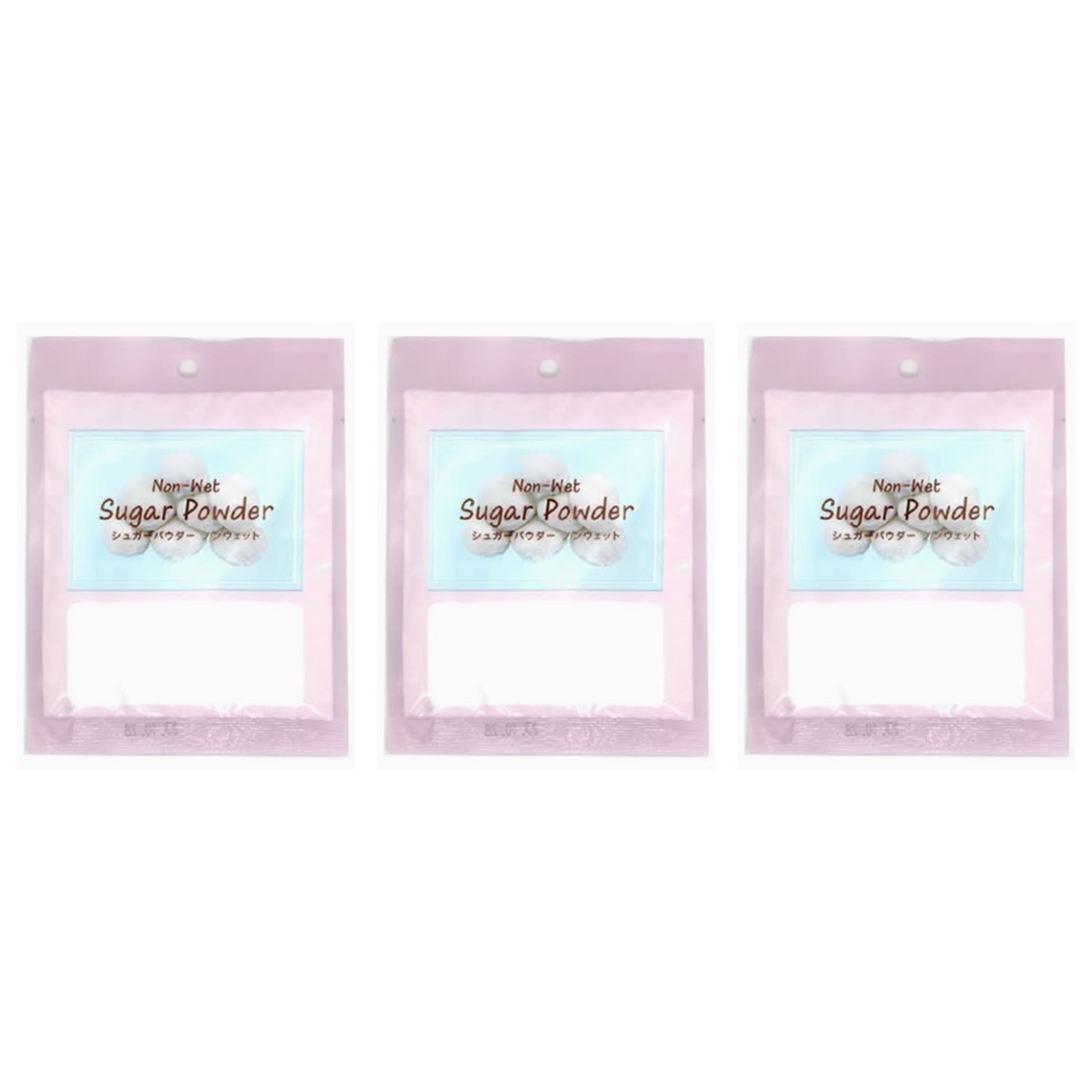 パイオニア シュガーパウダー ノンウェット 50g×3個 クッキー 焼菓子 パン トッピング 砂糖