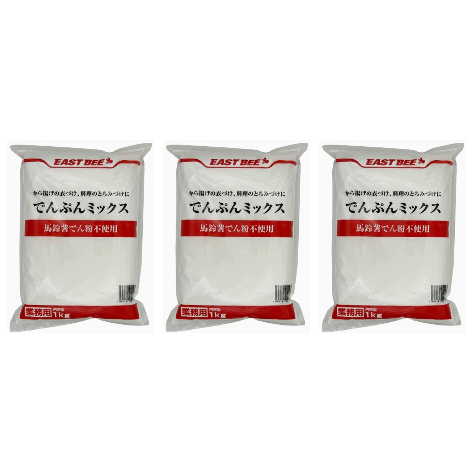 EASTBEE �ł�Ղ�~�b�N�X �n�鏒�ł񕲕s�g�p 1kg×3�� �J���b�� �T�N�T�N �V�n�� �Ă�Ղ�