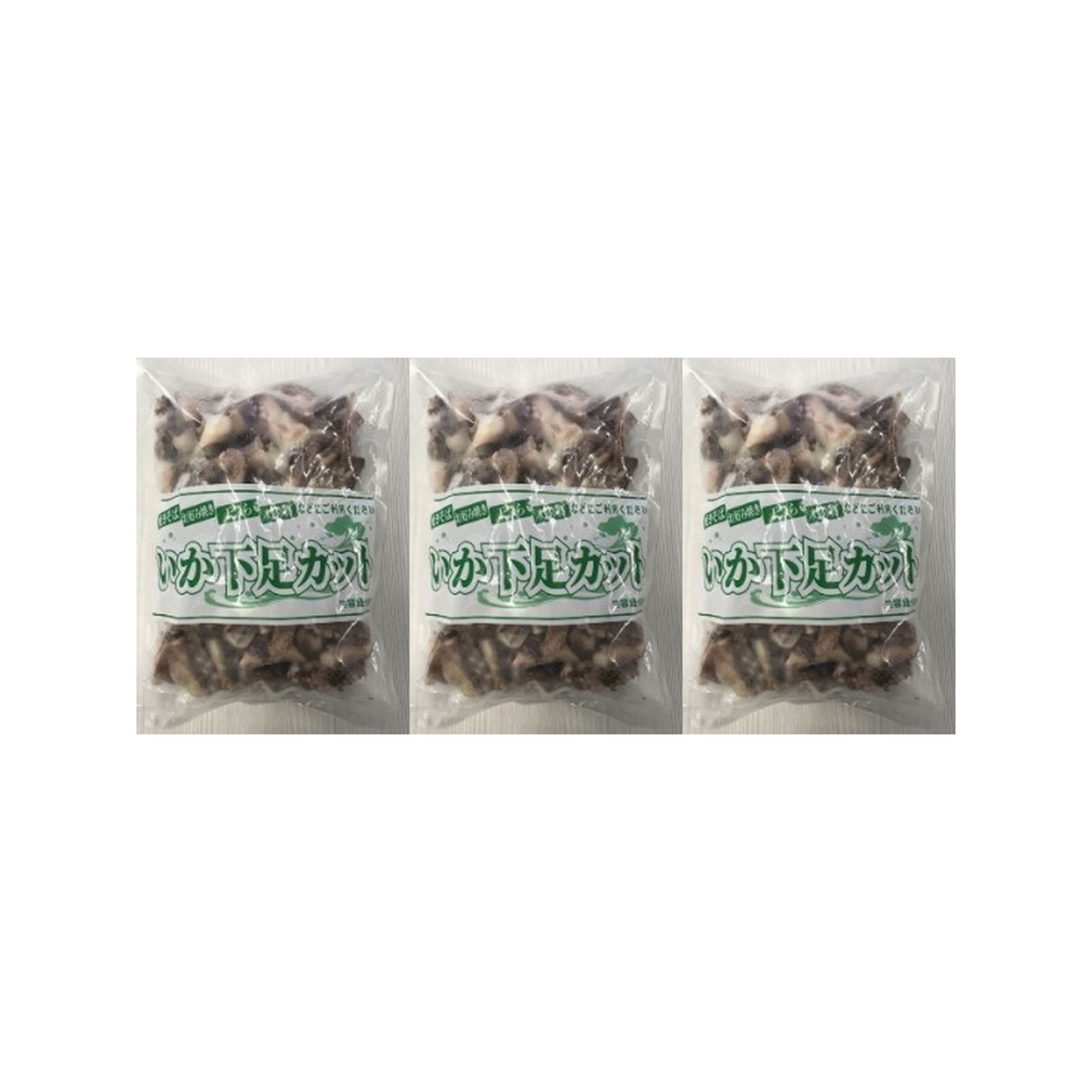 いか下足カット 500ｇ 松 岡×3個 冷凍食品 イカ ゲソ 炒め物 かきあげ