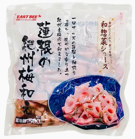 EB 蓮根の紀州梅和え 500g×1個 冷蔵 お弁当 惣菜 和食 簡単 作り置き 業務用