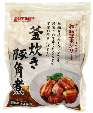 EB 釜炊き豚角煮 500g×1個 冷凍 惣菜 おつまみ お弁当