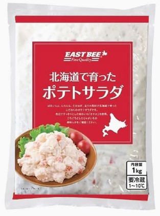 EB 北海道で育ったポテトサラダ 1kg×1個 調理品 おかず お弁当 じゃがいも 副菜 大容量 冷蔵