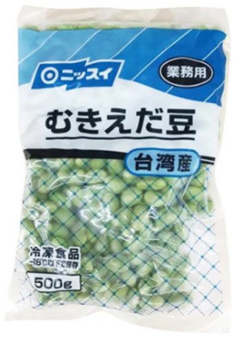 ニッスイ 台湾産むきえだ豆 1袋1袋(500g)×1個 お弁当 おつまみ おかず 野菜 大容量 冷凍