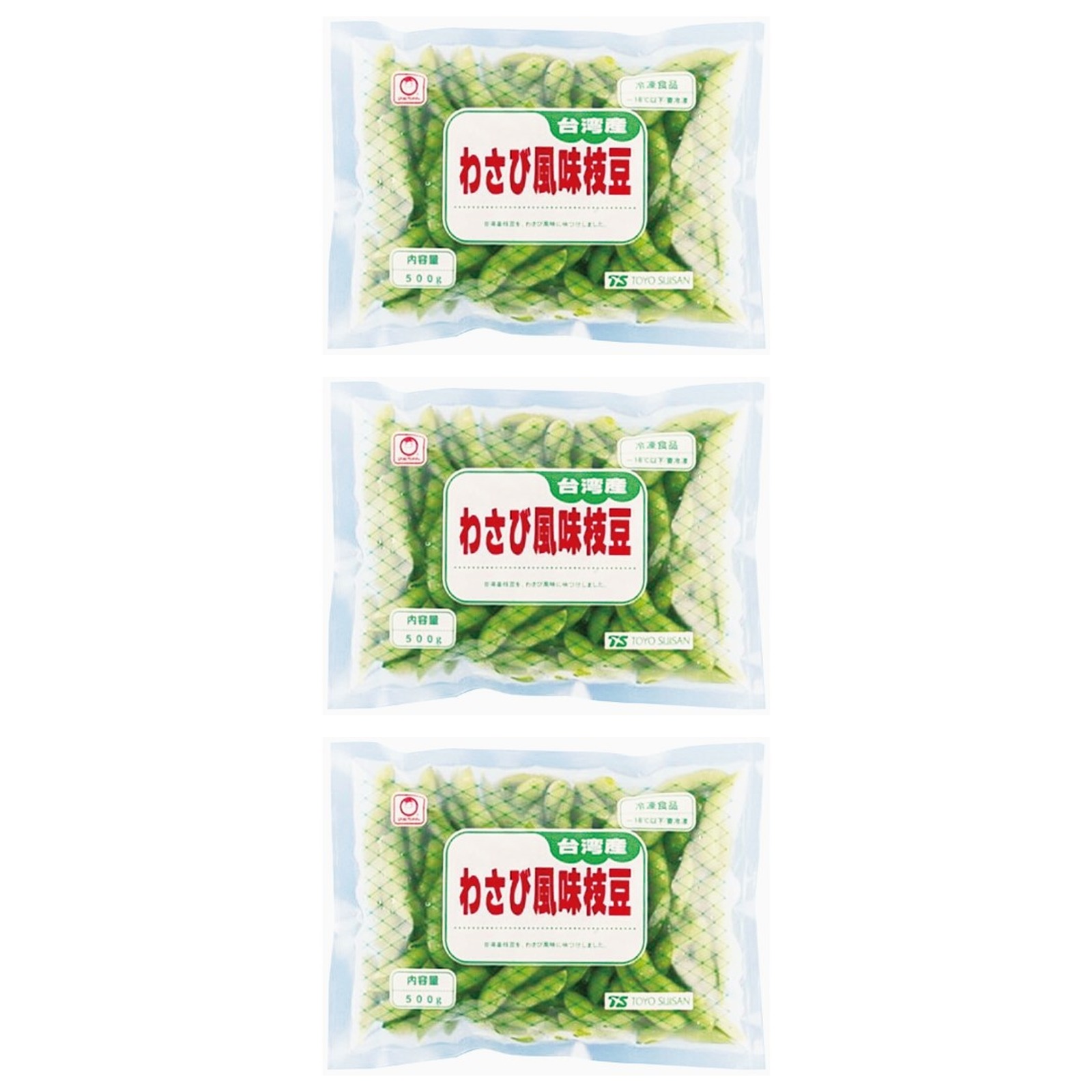 マルちゃん わさび風味枝豆 1袋1袋(500g)×3個 お弁当 おつまみ おかず 野菜 大容量 冷凍