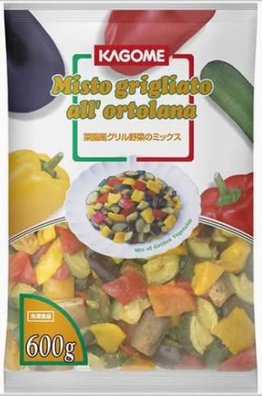 カゴメ 菜園風 グリル野菜ミックス 1袋(600g)×1個 お弁当 おつまみ おかず 野菜 大容量 冷凍