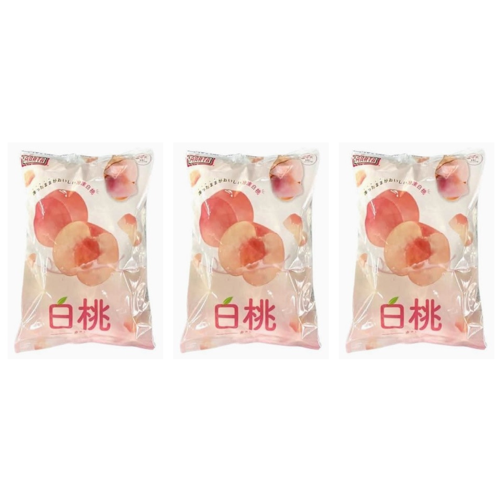 兼松食品 サンタマリア 冷凍白桃カット 1袋(500g)×3個 果物 スムージー 美容 お弁当 大容量 冷凍