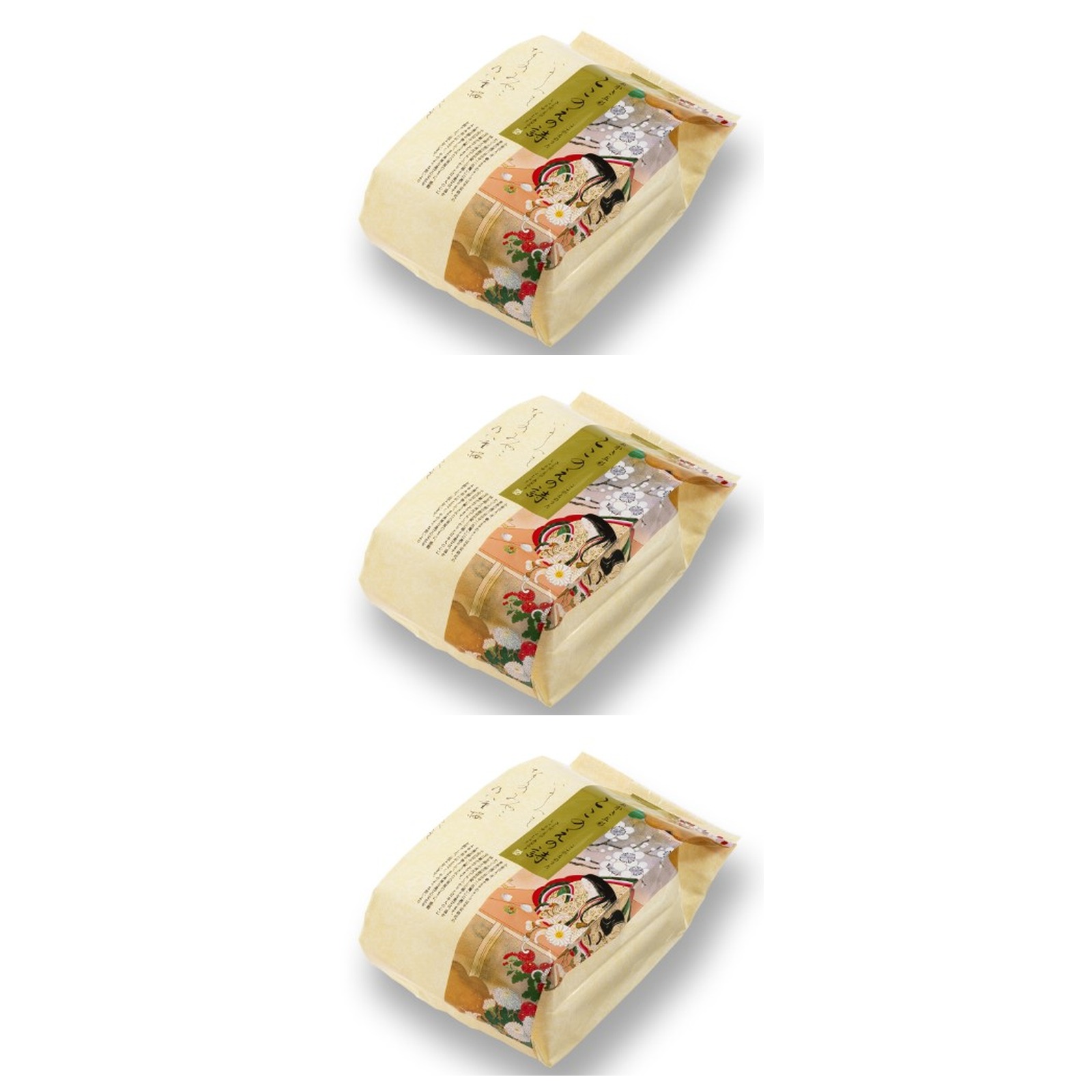 小倉山荘 ここのえの詩 ご愛食用袋 1パック(118g(個装紙込み・袋数の目安 約31袋）)×3個 おかき せんべい 米 ひとくちサイズ お菓子 手土産