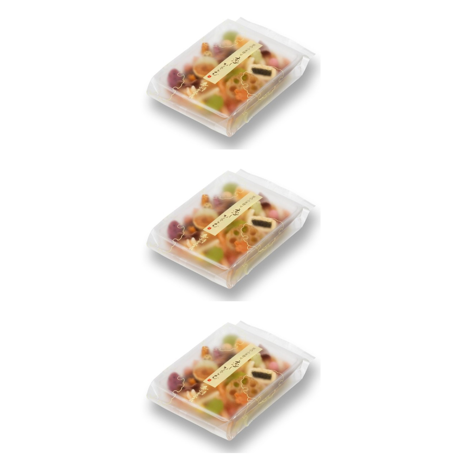 小倉山荘 京のふき寄せ 恋しかるらむ ご愛食用袋(95g)×3個 おかき たまごせんべい 米 お菓子 手土産