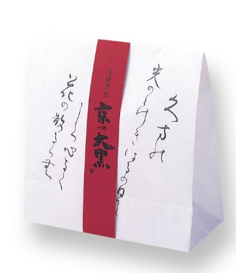 小倉山荘 京の大黒 ご愛食用袋 1パック(40g×3袋)×1個 おかき せんべい 甘納豆 お菓子 手土産