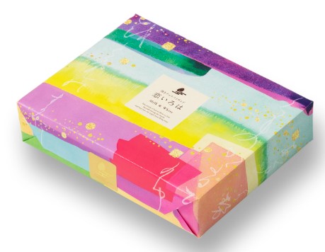 小倉山荘 恋いろは 化粧箱(小) 1箱(8個(ミルク×4個・ホワイト×4個))×1個 おかき せんべい 五穀米 お菓子 手土産