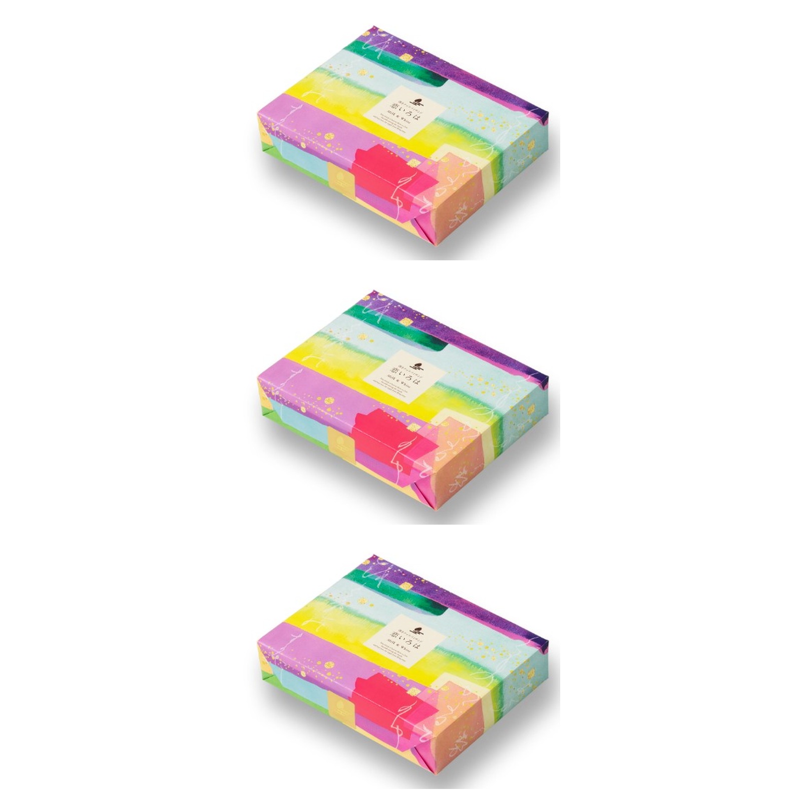 小倉山荘 恋いろは 化粧箱(小) 1箱(8個(ミルク×4個・ホワイト×4個))×3個 おかき せんべい 五穀米 お菓子 手土産