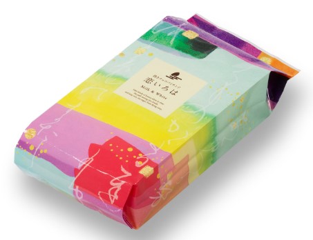 小倉山荘 恋いろは ご愛食用袋 1パック(6個(ミルク×3個・ホワイト×3個))×1個 おかき せんべい 五穀米 お菓子 手土産