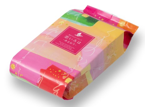 小倉山荘 恋いろは (あまおう) ご愛食用袋 1パック(5袋入り)×1個 おかき せんべい 五穀米 お菓子 手土産