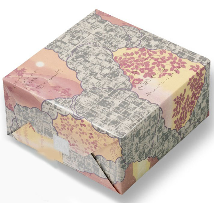 小倉山荘 白菊の花 化粧箱 仏事用 大 1箱(43袋)×1個 おかき せんべい 米 お菓子 お供え ご返礼 弔事