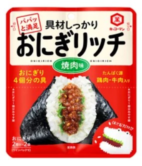 キッコーマン食品 おにぎリッチ 焼肉味 1袋56g×1個 ふりかけ お弁当 具材 おむすび パパッと