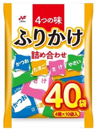 ニチフリ ふりかけ詰め合わせ 1袋40P80g×1個 ふりかけ お弁当 具材 おむすび ご飯のおとも