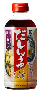 キッコーマン だししょうゆこい色 1本500ml×1個 調味料 醤油 濃口 つけかけつゆ 煮物