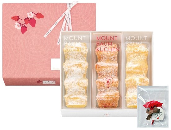 母の日 ギフト カーネーション付き ねんりん家 春のマウントバーム 詰合せ 3本入×1個 限定セット  2026 ショッパー付き プリザ 花はイメージ図です