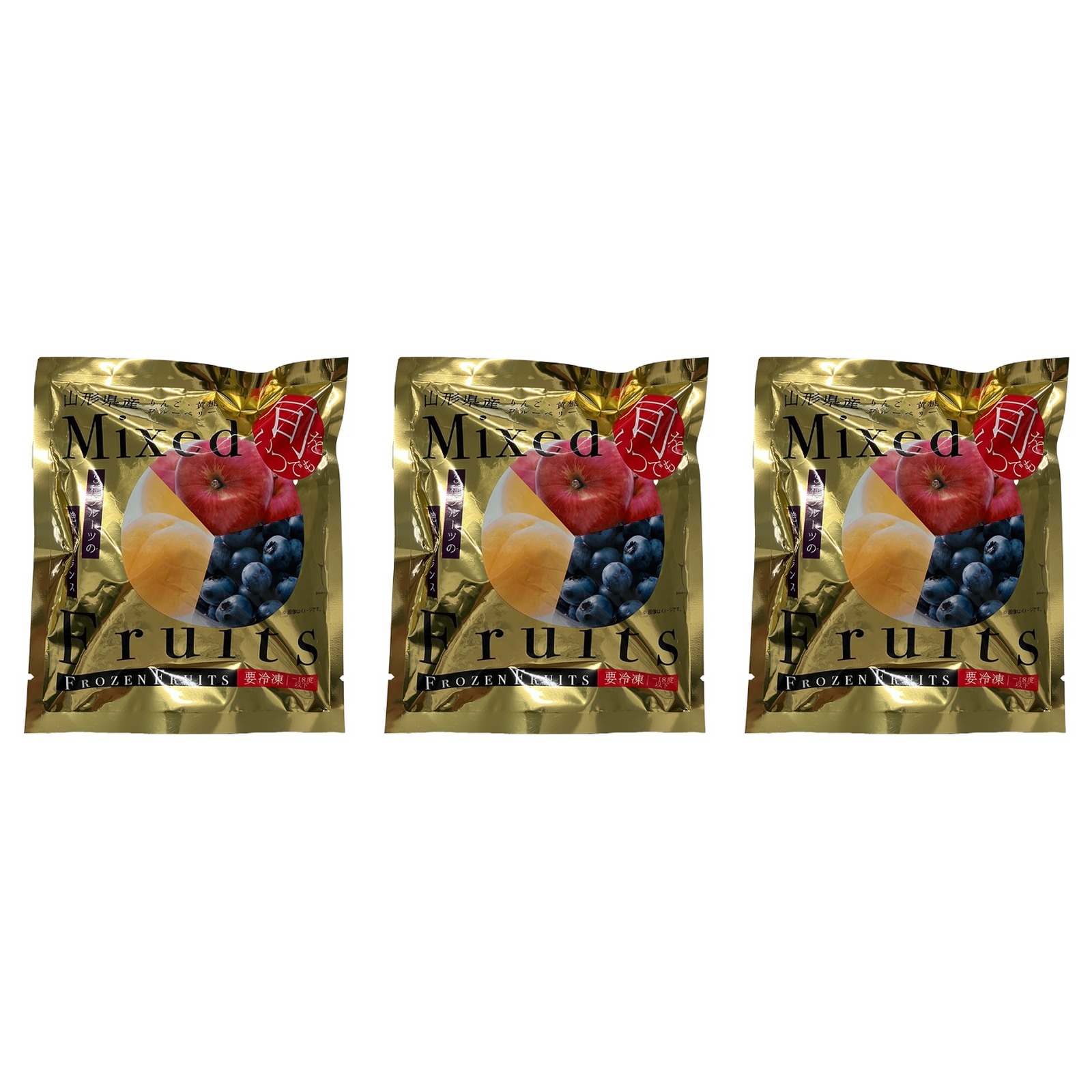 伊藤忠食品 凍眠フルーツ ミックスフルーツ1袋100g×3個 果物 フルーツ 冷凍