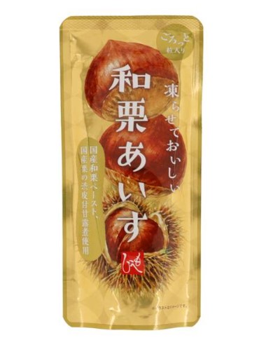 カルディ 凍らせておいしい 和栗あいす 90g １袋×1個 栗 アイス　和栗 秋 甘栗 甘栗煮