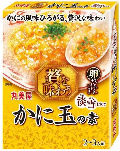 丸美屋 かに玉の素 淡雪仕立て 1箱166.7g×1個 中華 惣菜 惣菜の素 かに風味