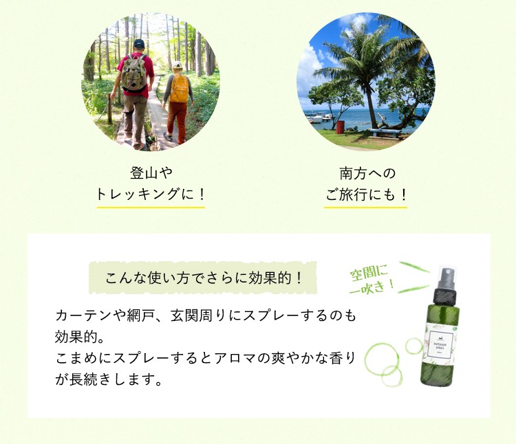 天然アロマ虫除けスプレー 虫グッバイ100ml 天然由来100