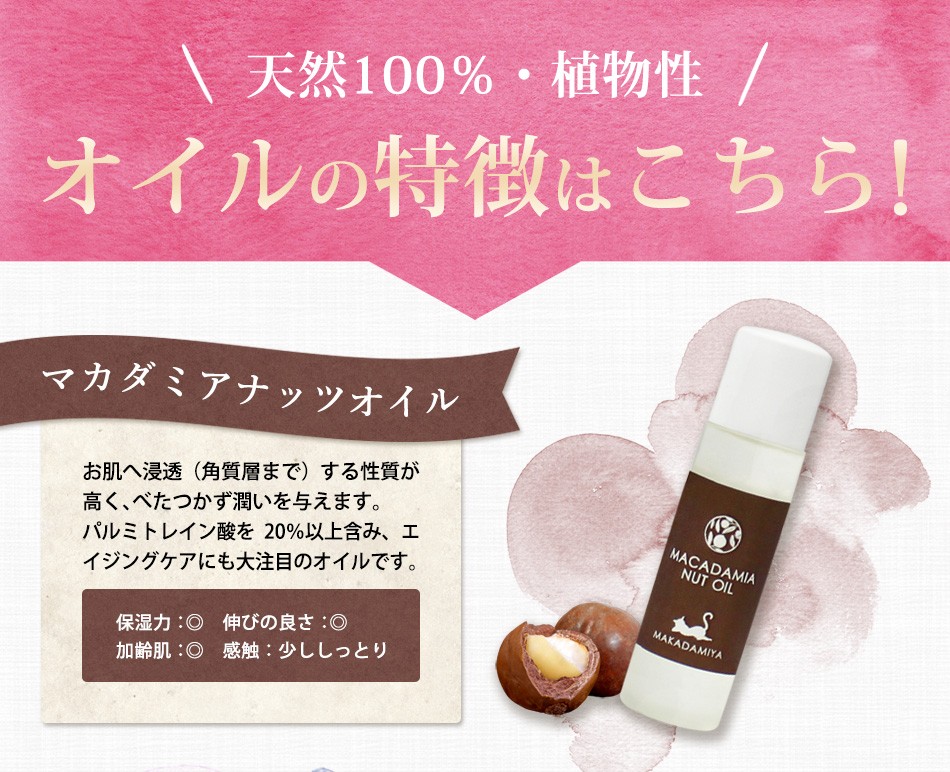 マカダミアナッツオイル