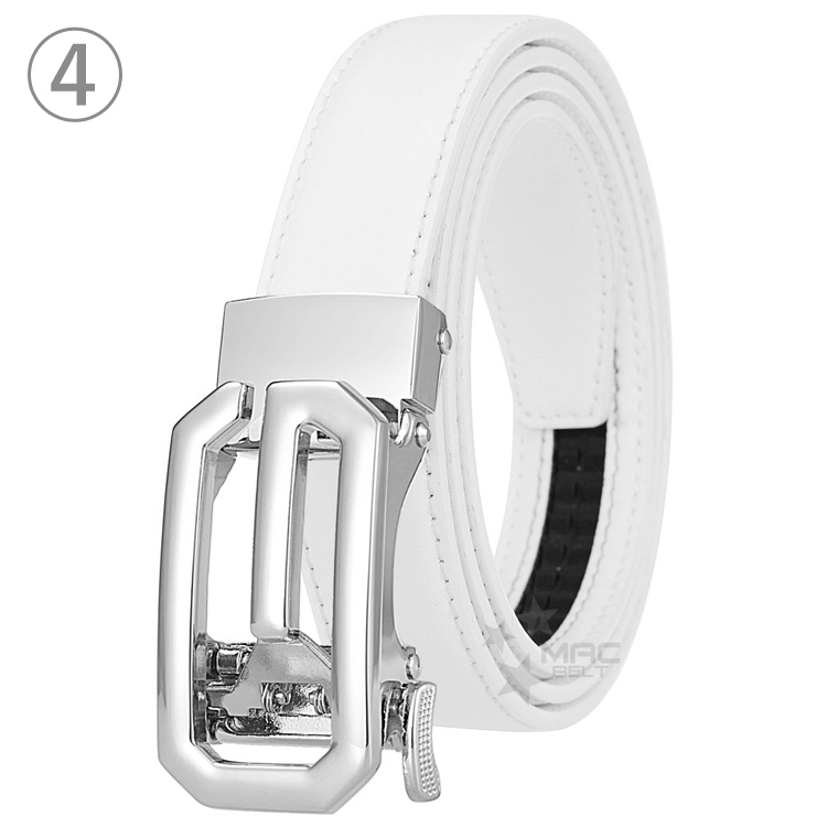ゴルフベルト レディース ベルト 白 2.4cm-ladies-6