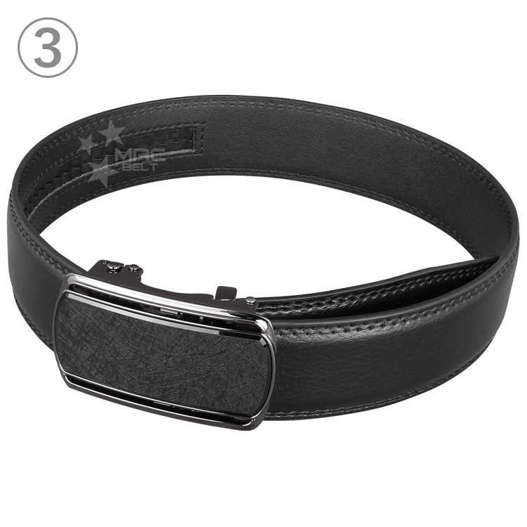 ベルト 剣先内側 剣先隠し メンズ 本革 オートロック 穴なし ブランド