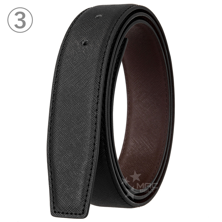 ベルトのみ 28mm リバーシブル 両面 メンズ 交換用 穴あり ベルト革