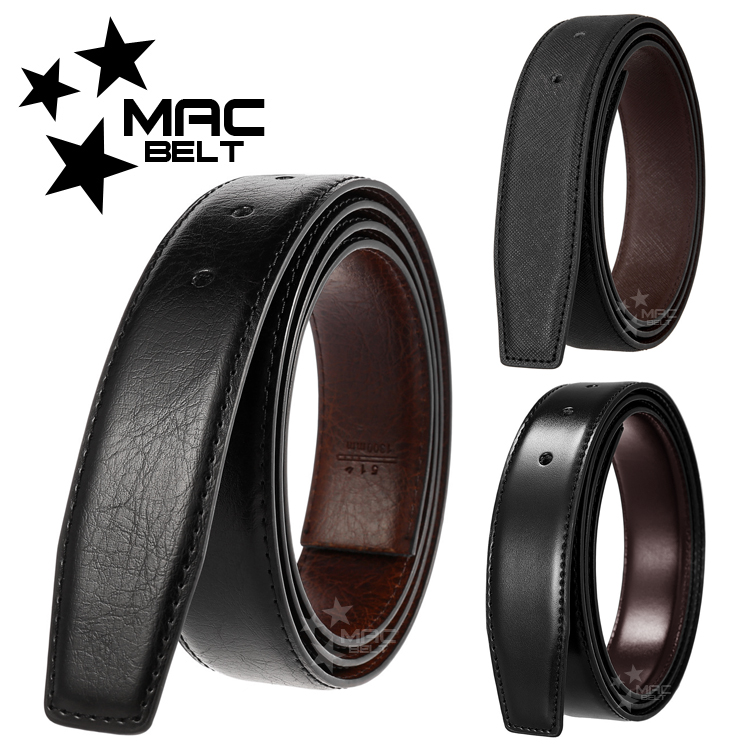 ミンサー（ハンドルなし） ベルトのみ リバーシブル 両面 メンズ 交換用 穴あり ベルト革のみ