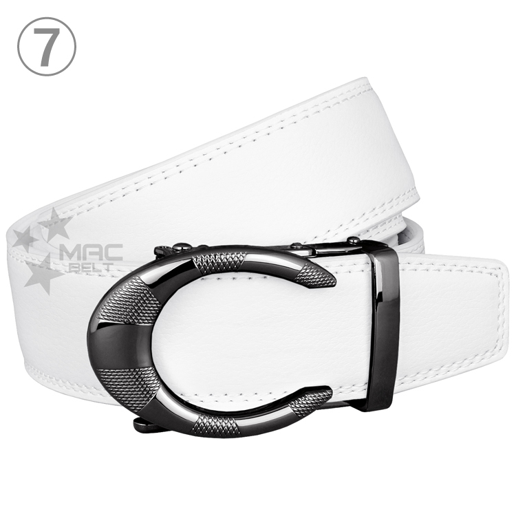 ゴルフベルト メンズ ベルト 白 MBW-11