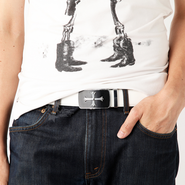 オートロック ゴルフ用ベルト 本革 MBW-4