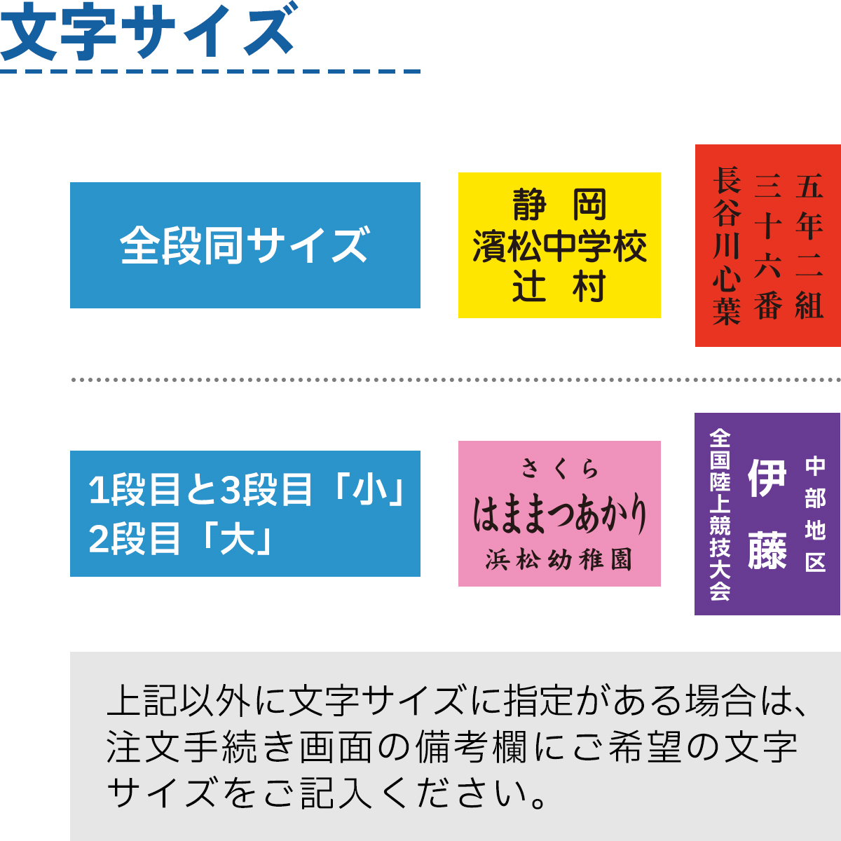 文字サイズ