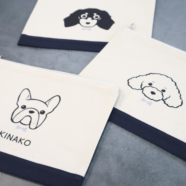 お正月ワンちゃん 犬パネル オーダーサンプルページ フラット