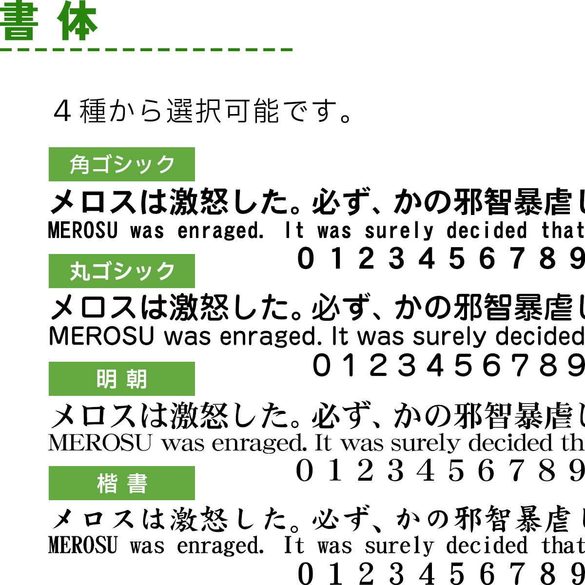 書体
