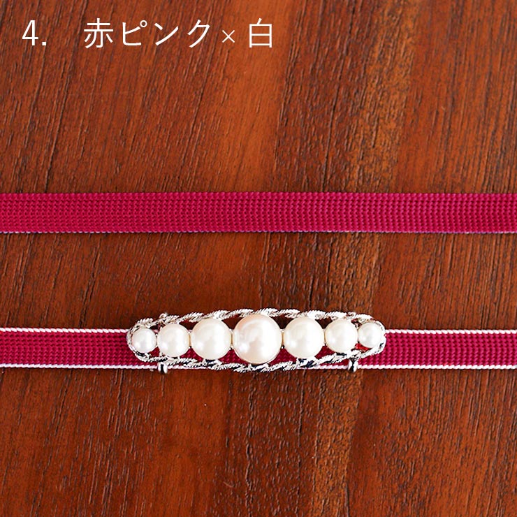 帯締め ケース付 絹100% 日本製 三分紐 ライン×無地 リバーシブル 全15