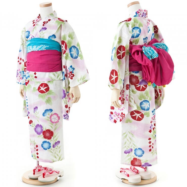 新しい到着 7 8才向け 撫松庵jr 仕立て上がりこども浴衣 染 綿 藤撫子 薄ピンク 6 347 001 50 1size 綿100 女の子 ジュニア キッズ プレタ ゆかた 日本製 朝顔 柔らかい Tv Creativetalentnetwork Com
