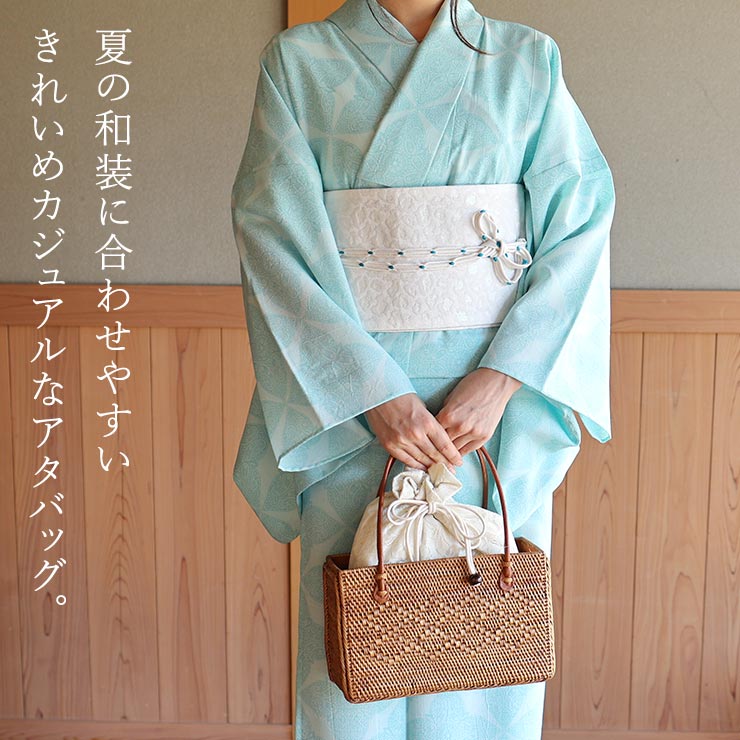「撫松庵」夏カゴバッグ - アーガイル柄 アタバック 巾着総レース 和洋兼用 楽天市場】[再入荷!] 巾着・カゴバッグ 「撫松庵」夏バッグ