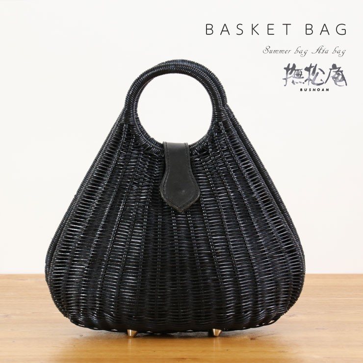 専用　新品　撫松庵　和装用バッグ 黒 オーバル型 専用 新品 撫松庵 和装用バッグ 黒 オーバル型