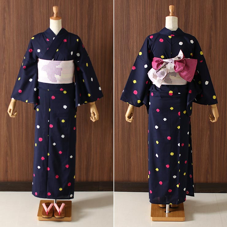 撫松庵 【特別価格】 正絹 細帯 半巾帯 ハト タイル (ピンク) 鳩 鳥