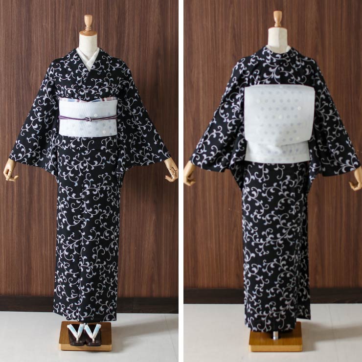 撫松庵 [軽量♪] 夏帯 夏名古屋帯 すかしモール水玉 (薄ブルー