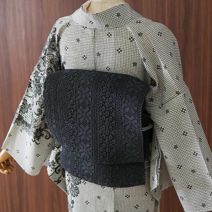 夏 ゆかた 帯 お仕立て上り品 市松格子 　　帯…プレゼント致します。 楽天市場】【クーポン利用で最大20％OFF！】浴衣 帯 作り帯 大人